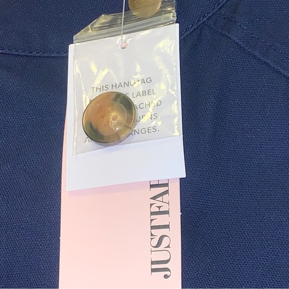 JUSTFAB Casual Folk Parka Indigo Women’s Size Small - Picture 3 of 7